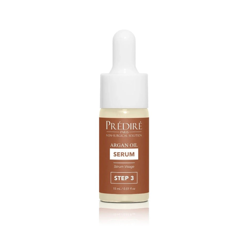 Prédiré Paris Argan Oil Serum Step 3 - dropper bottle 15ml on white background