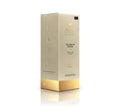 Secret Collagen Day & Night Veil Moisturizer - champagne-gold embossed gift box with gold foil base and Apple & Grape Stem Cell Technology callout on white background